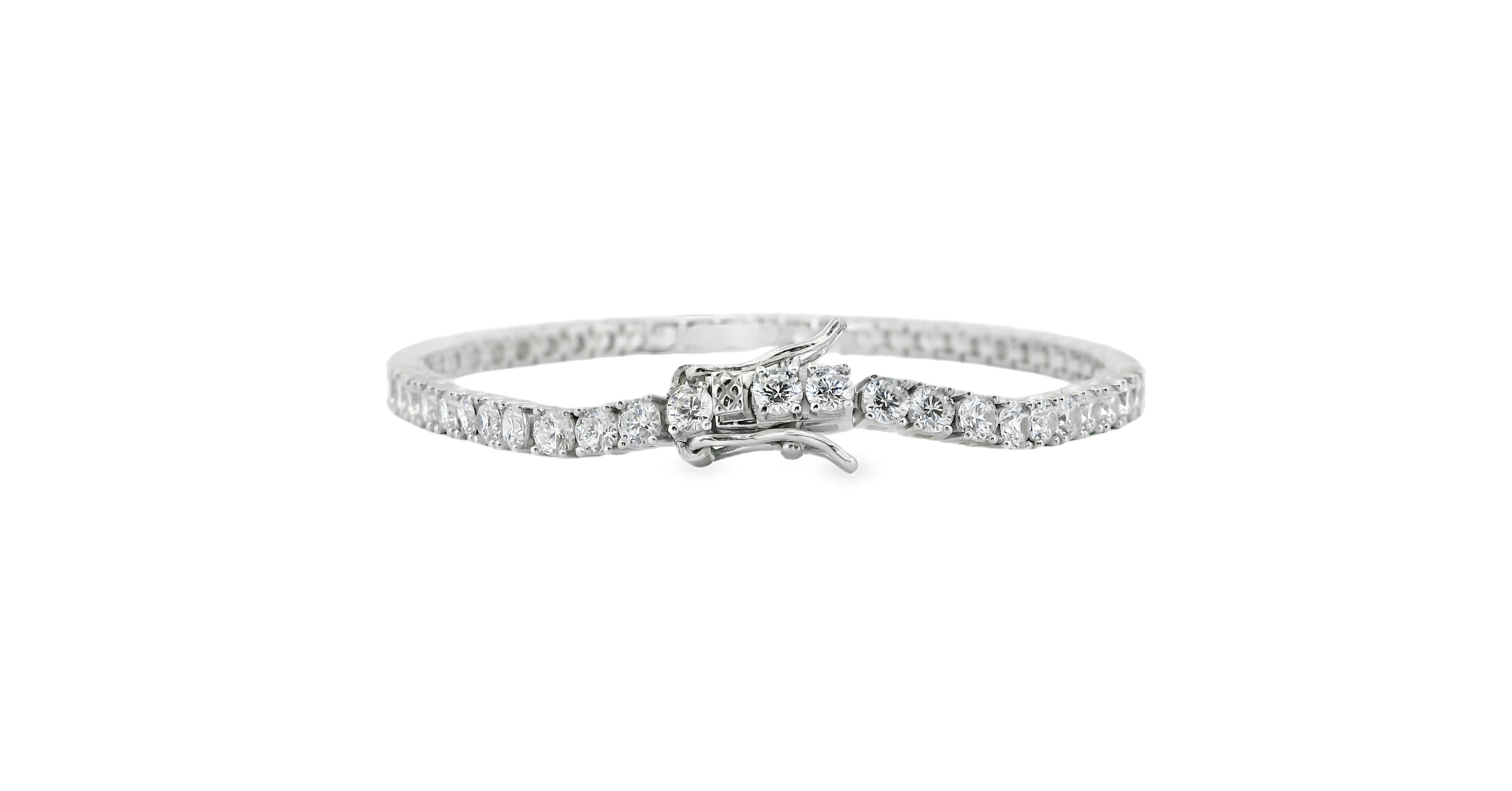 Tennis Bracelet in Silver