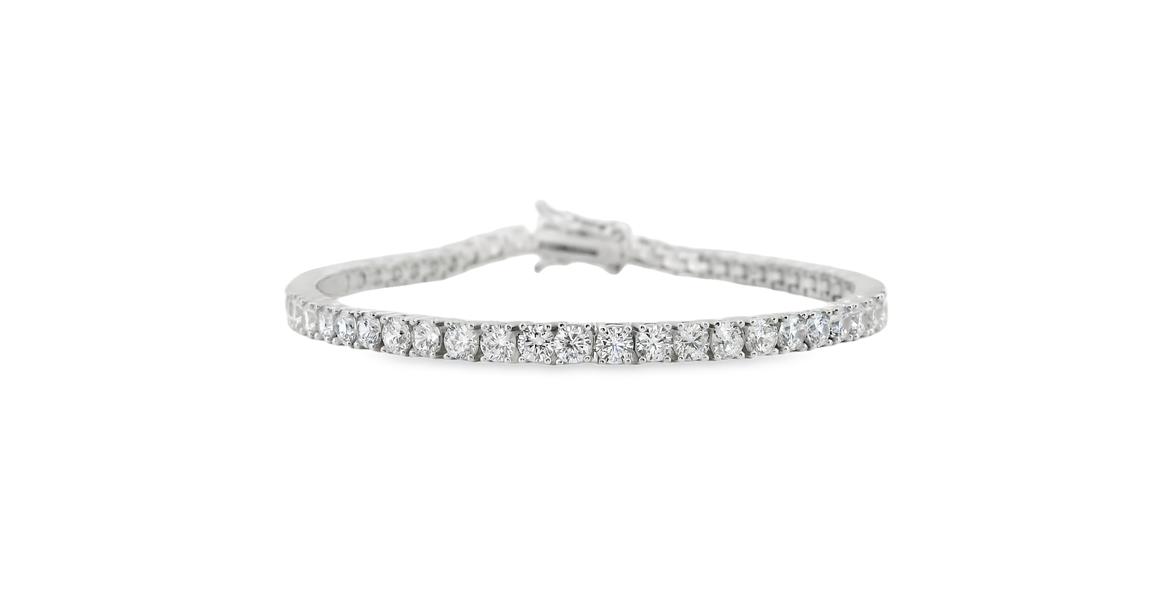 Tennis Bracelet in Silver