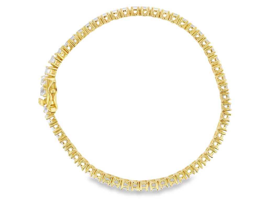 Tennis Bracelet in Gold