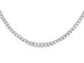 Tennis Necklace in Silver