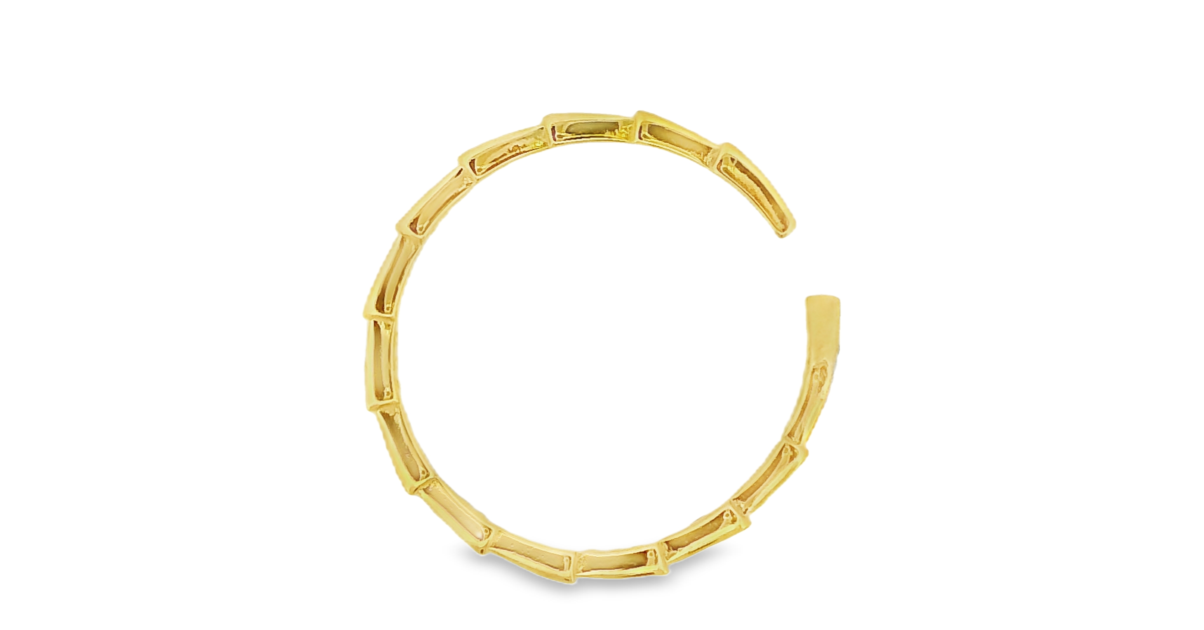 Snake Cuff Ring in Gold