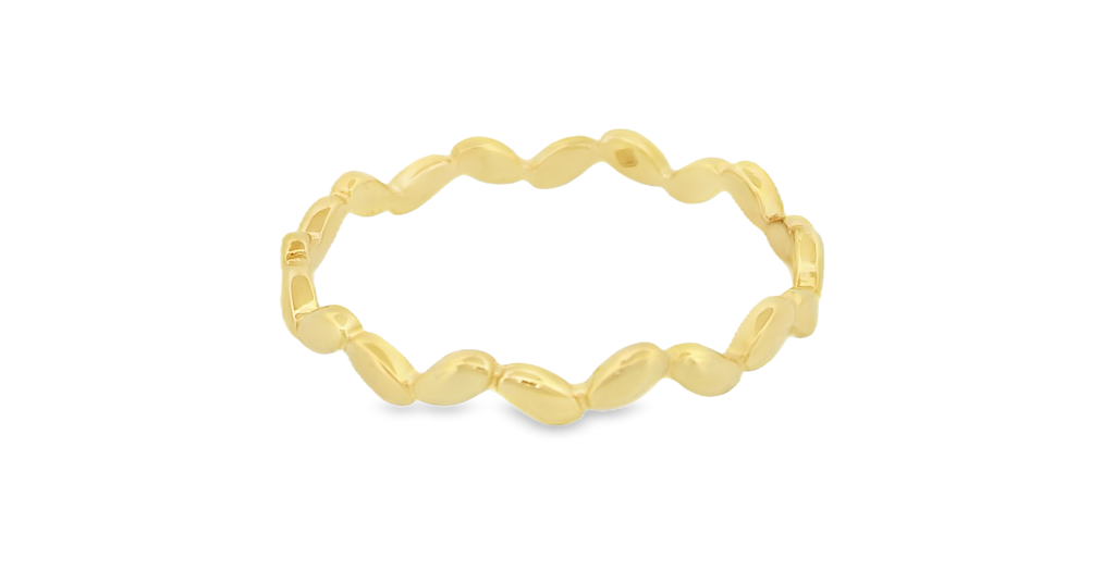 Jagged Stone Ring in Gold
