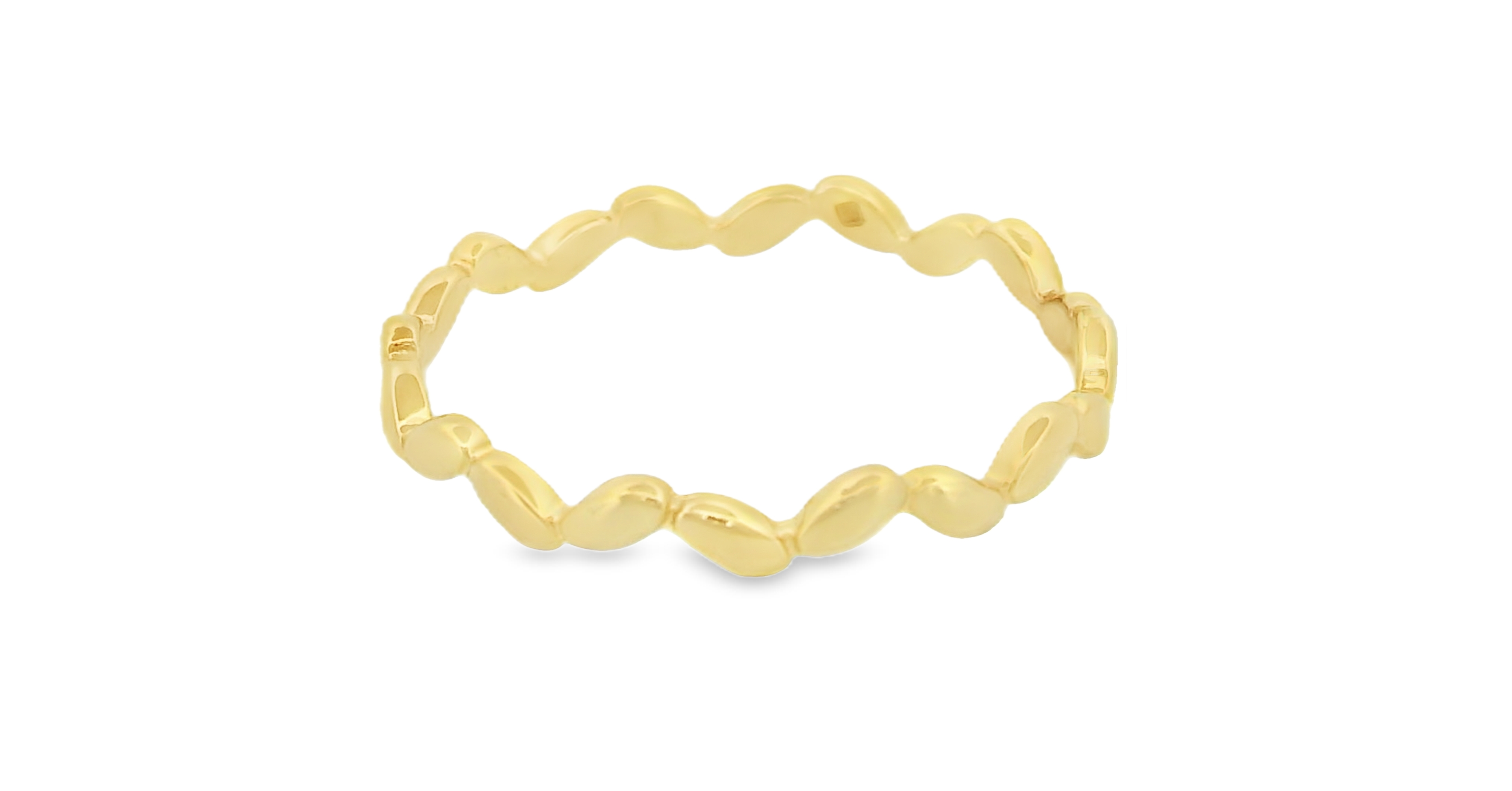Jagged Stone Ring in Gold