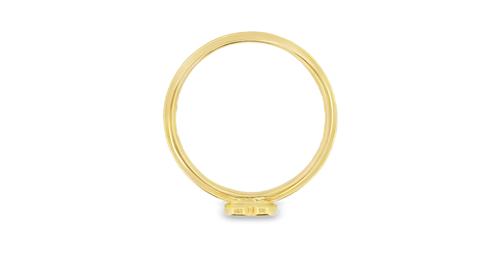 Heart Charm Ring in Gold