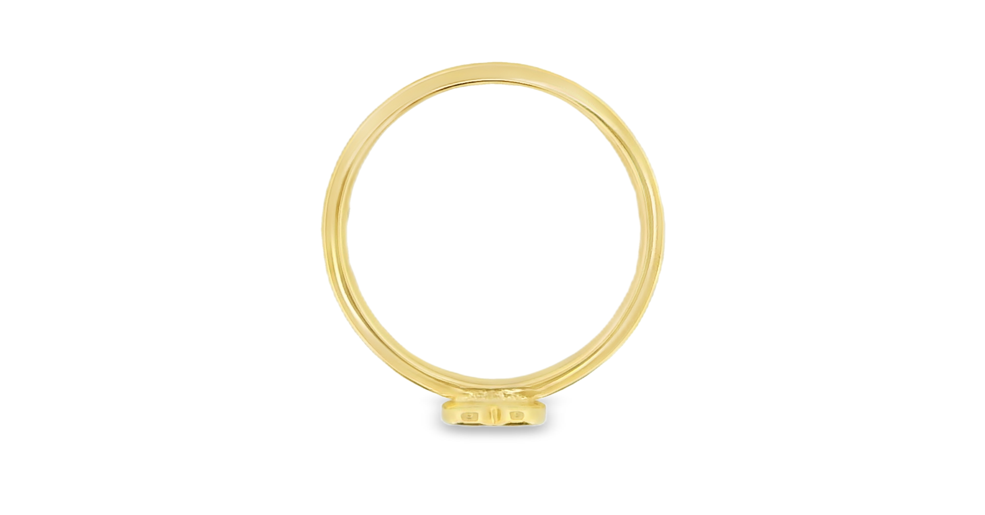 Heart Charm Ring in Gold