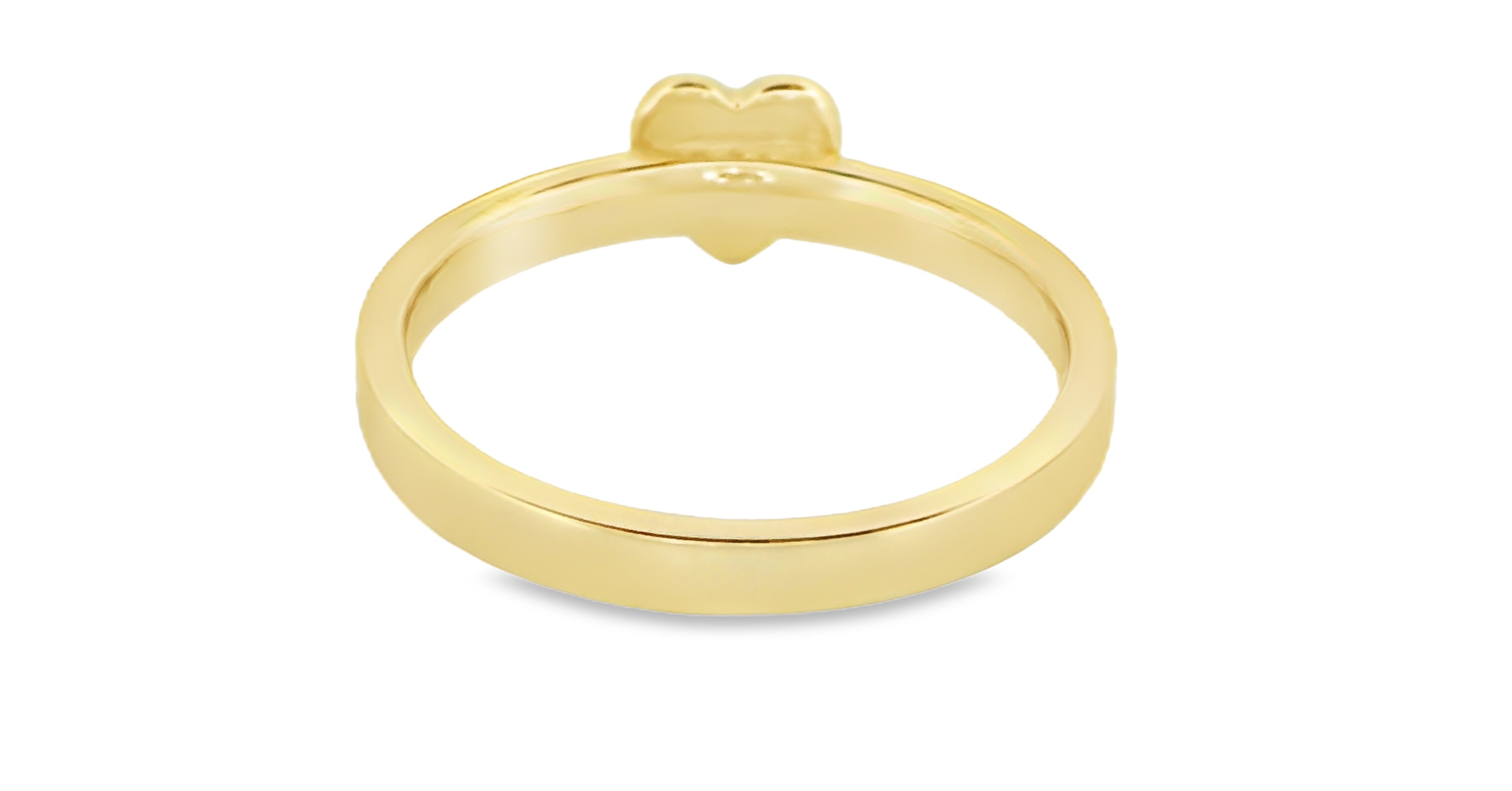 Heart Charm Ring in Gold