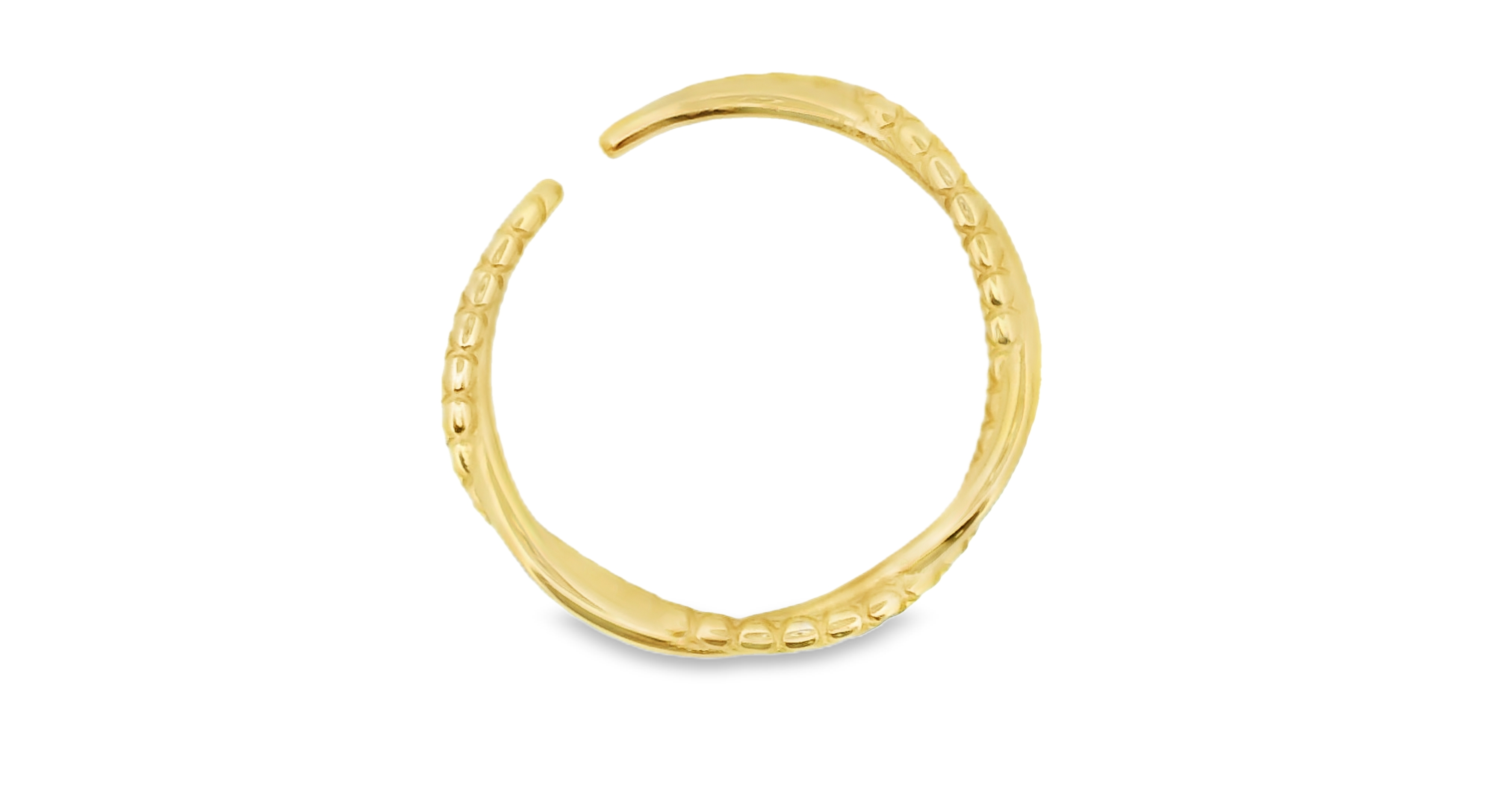 Twisted Cuff Ring in Gold