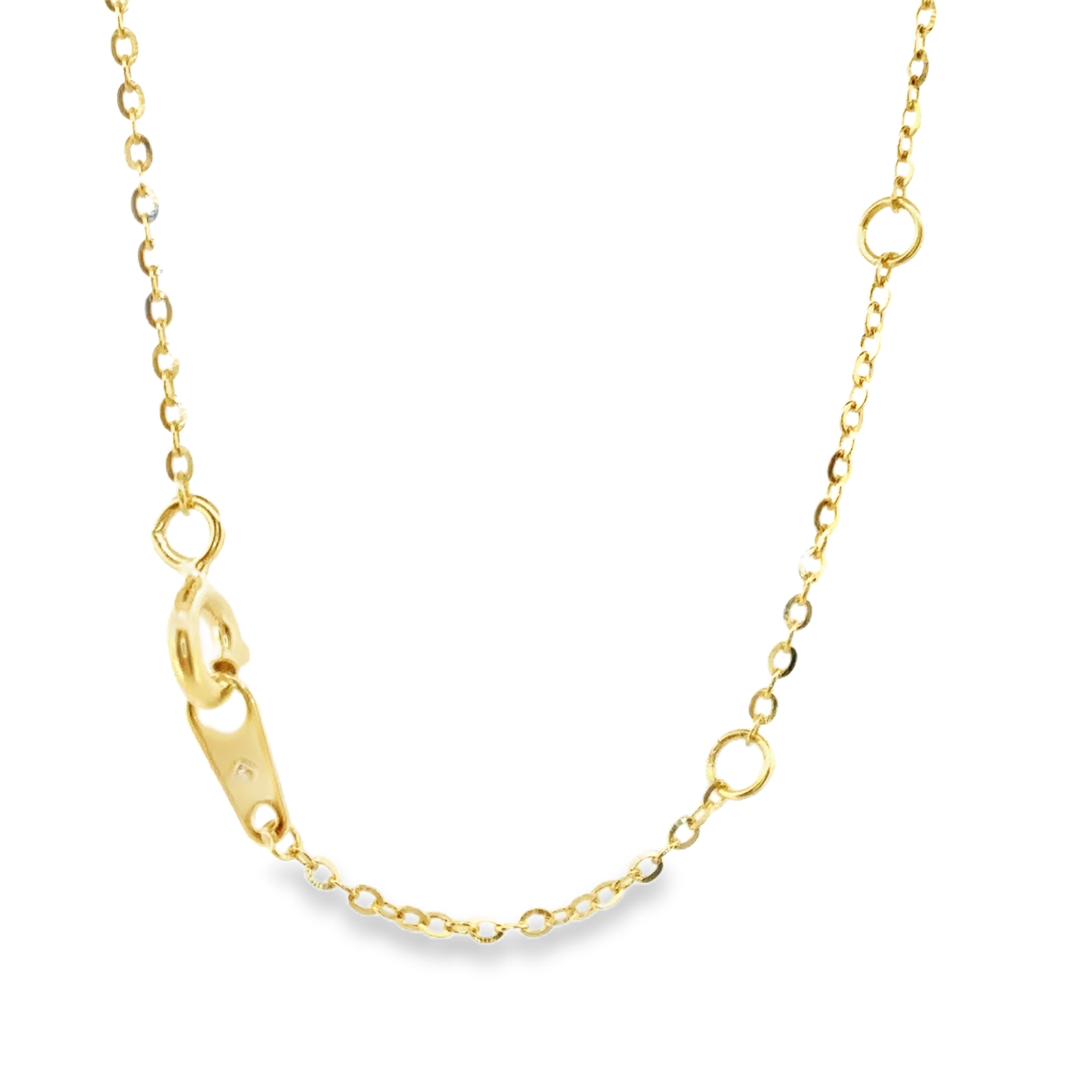 Full Heart Necklace in Gold