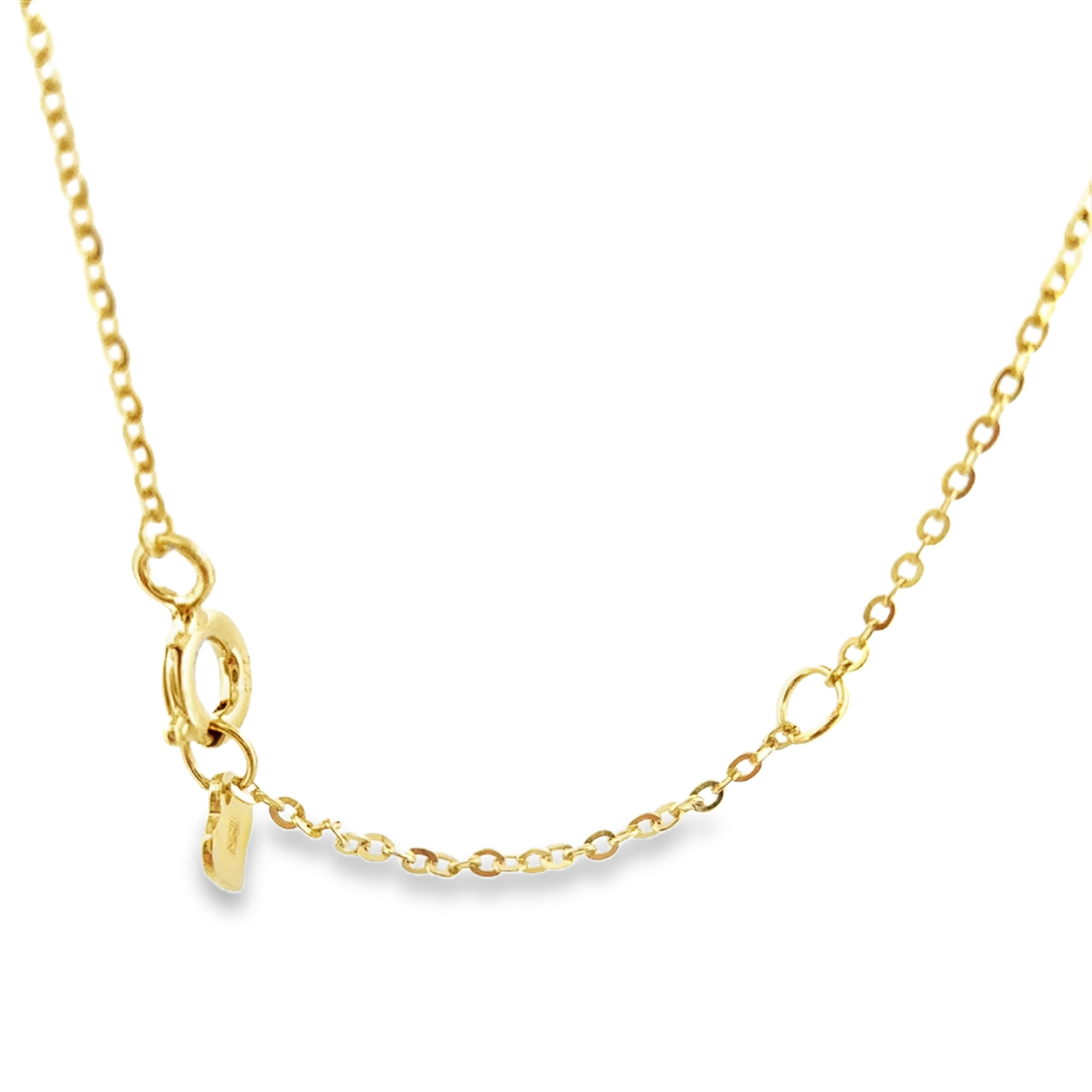 Twist Charm Pendant Necklace in Gold
