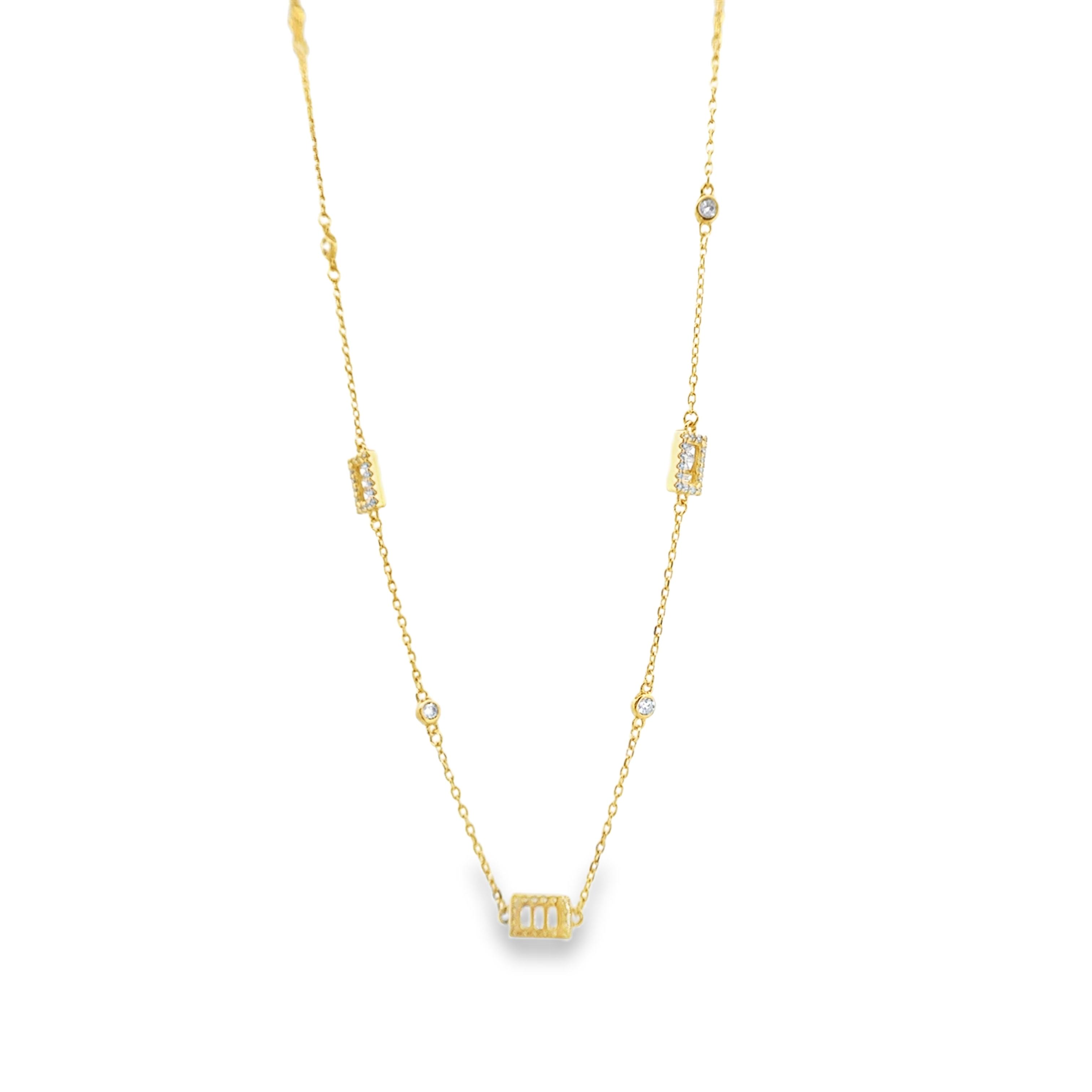 Charms Necklace in Gold