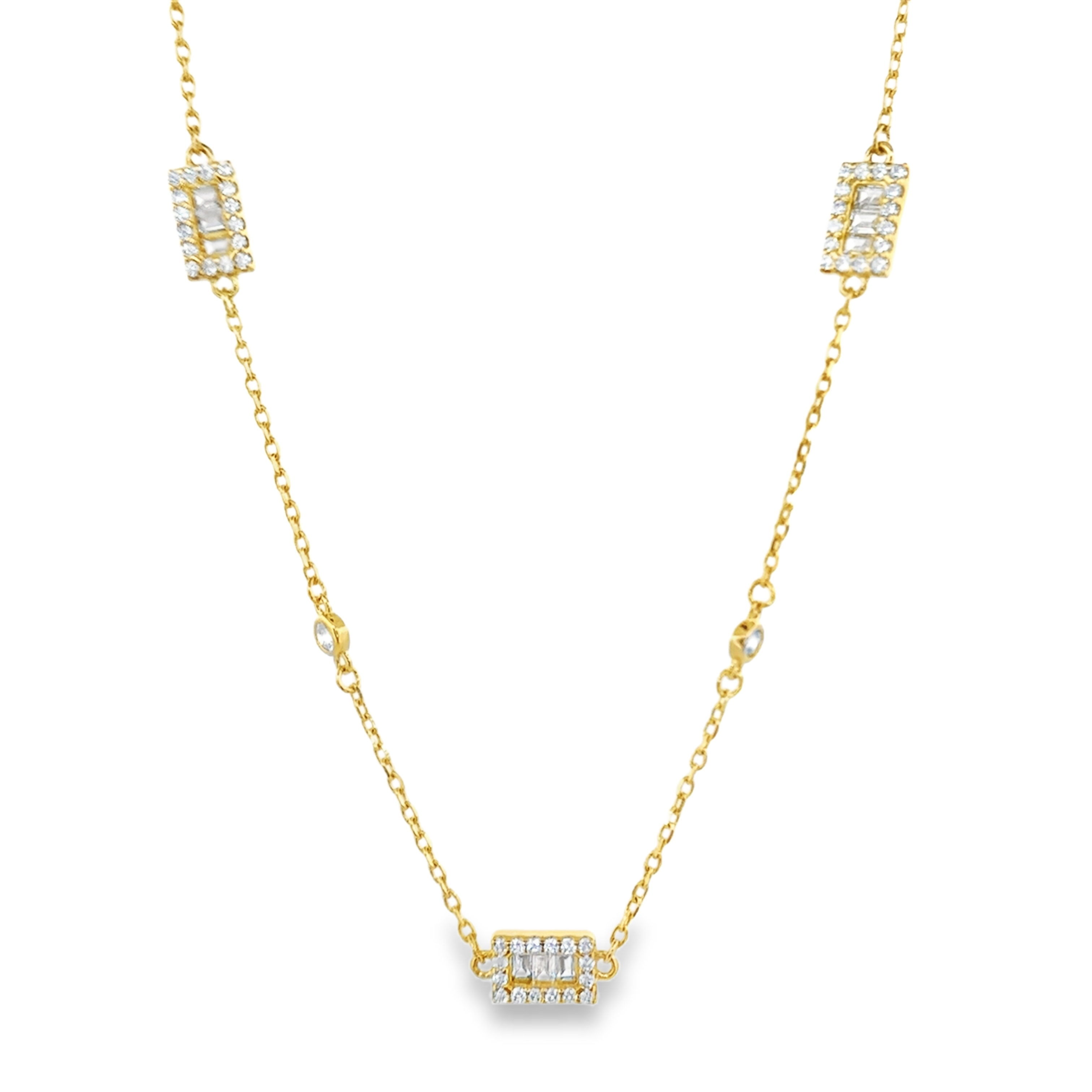 Charms Necklace in Gold