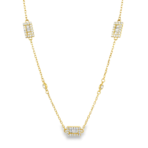 Charms Necklace in Gold