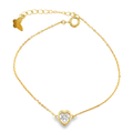 Heart Bracelet in Gold