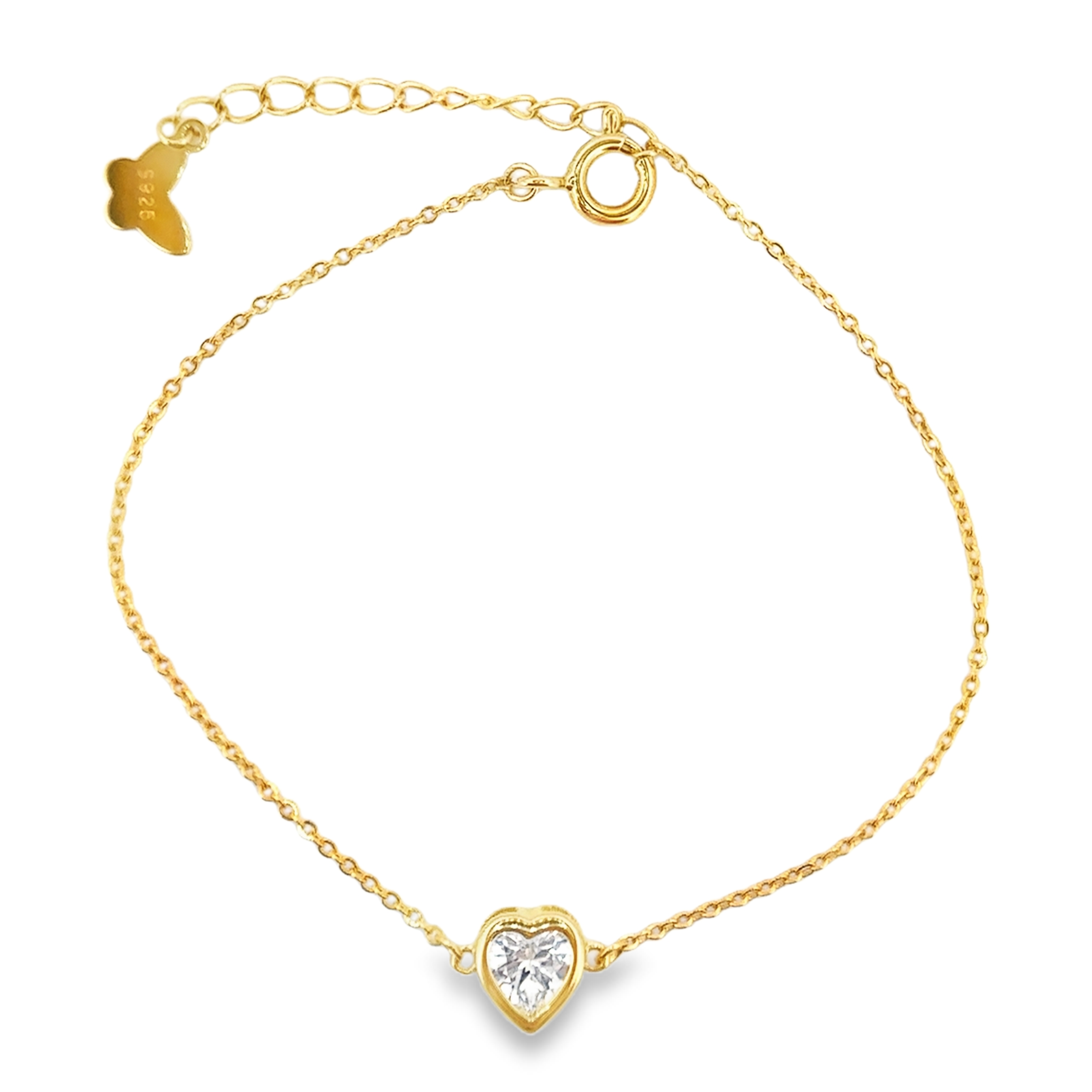Heart Bracelet in Gold