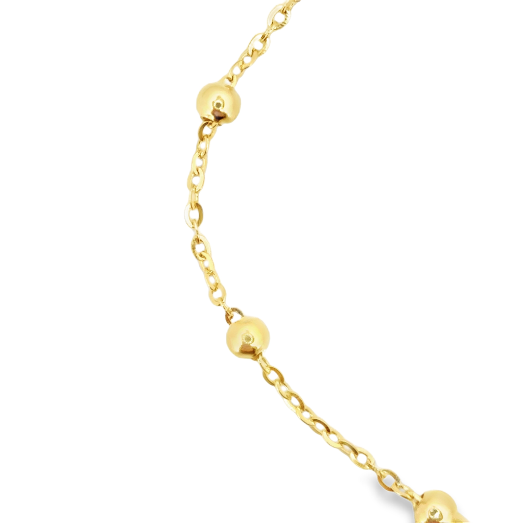 Full Heart Bracelet in Gold