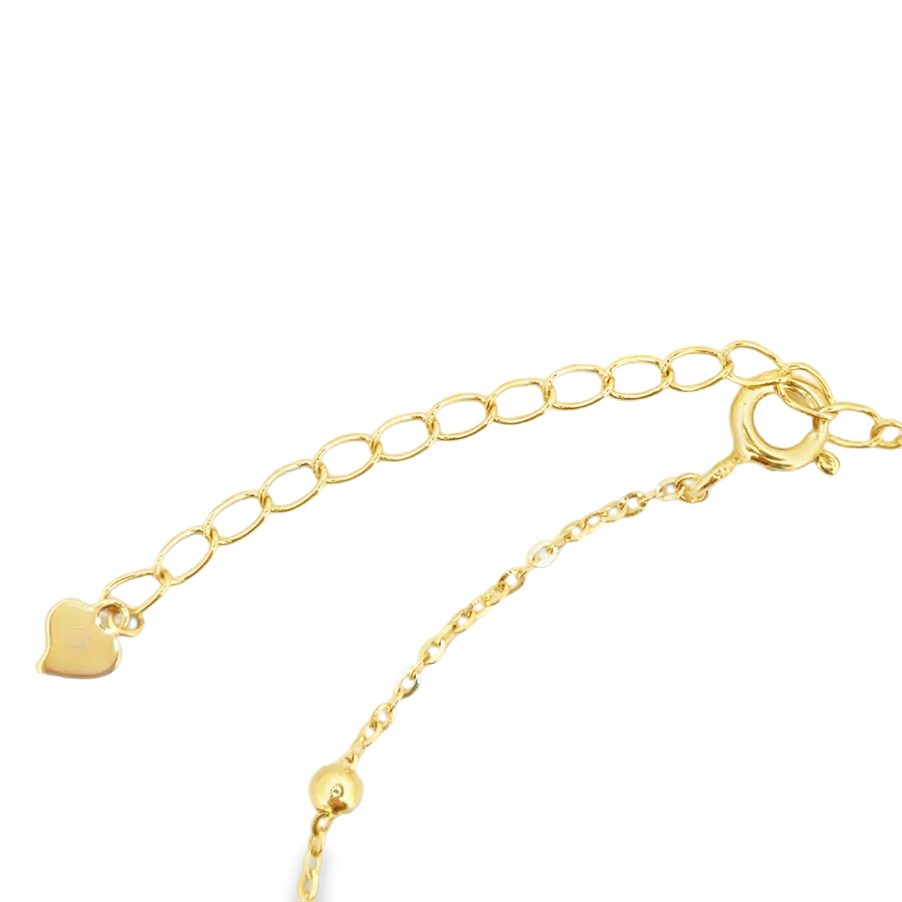 Full Heart Bracelet in Gold