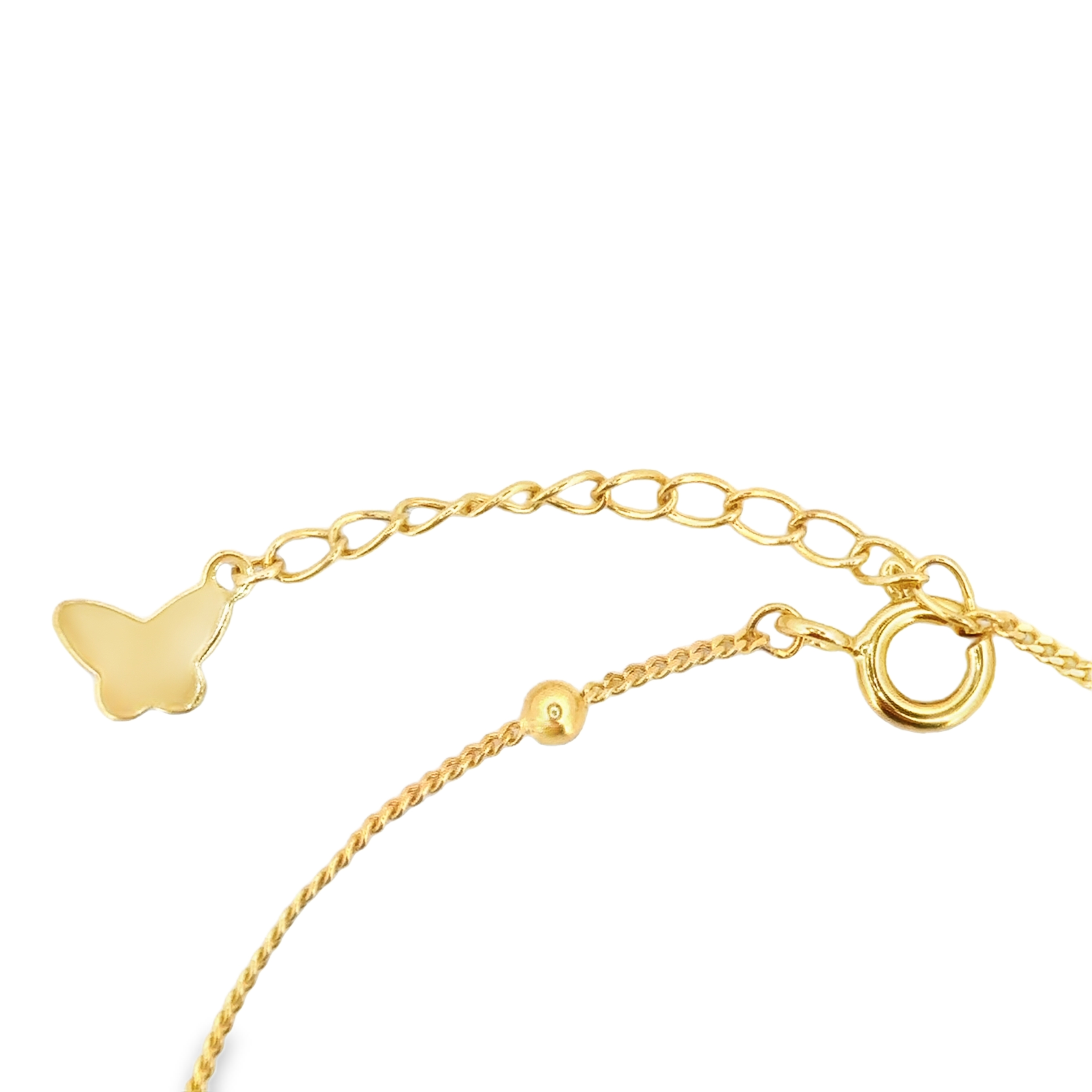 Full Heart Cuban Bracelet in Gold