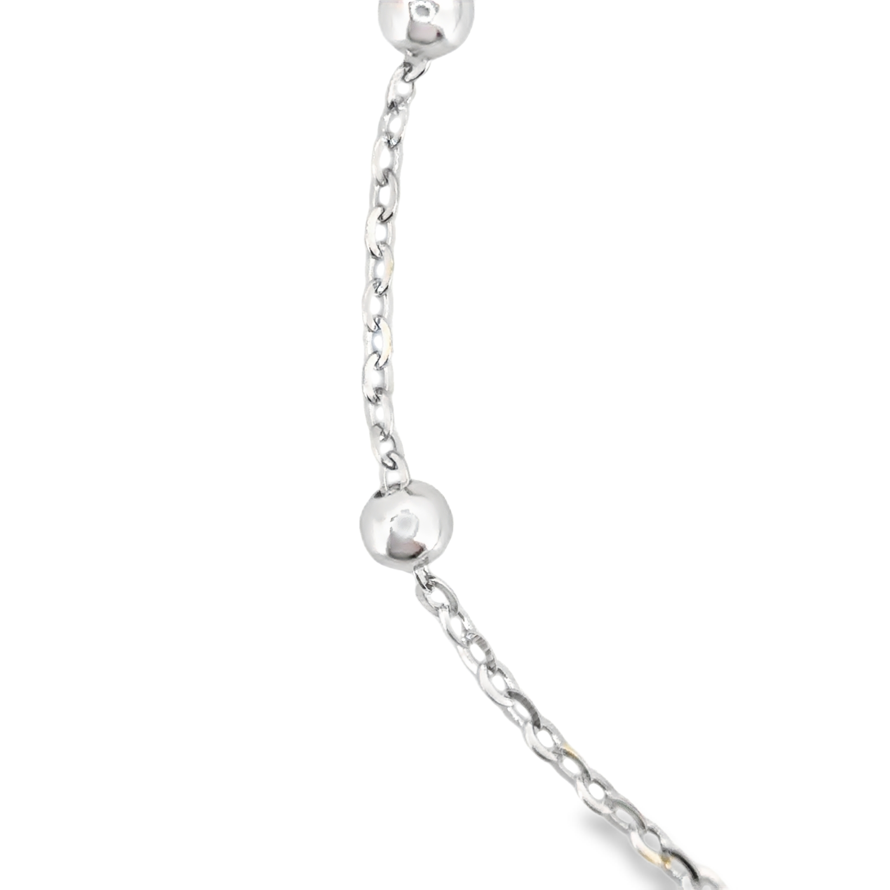 Full Heart Bracelet in Silver