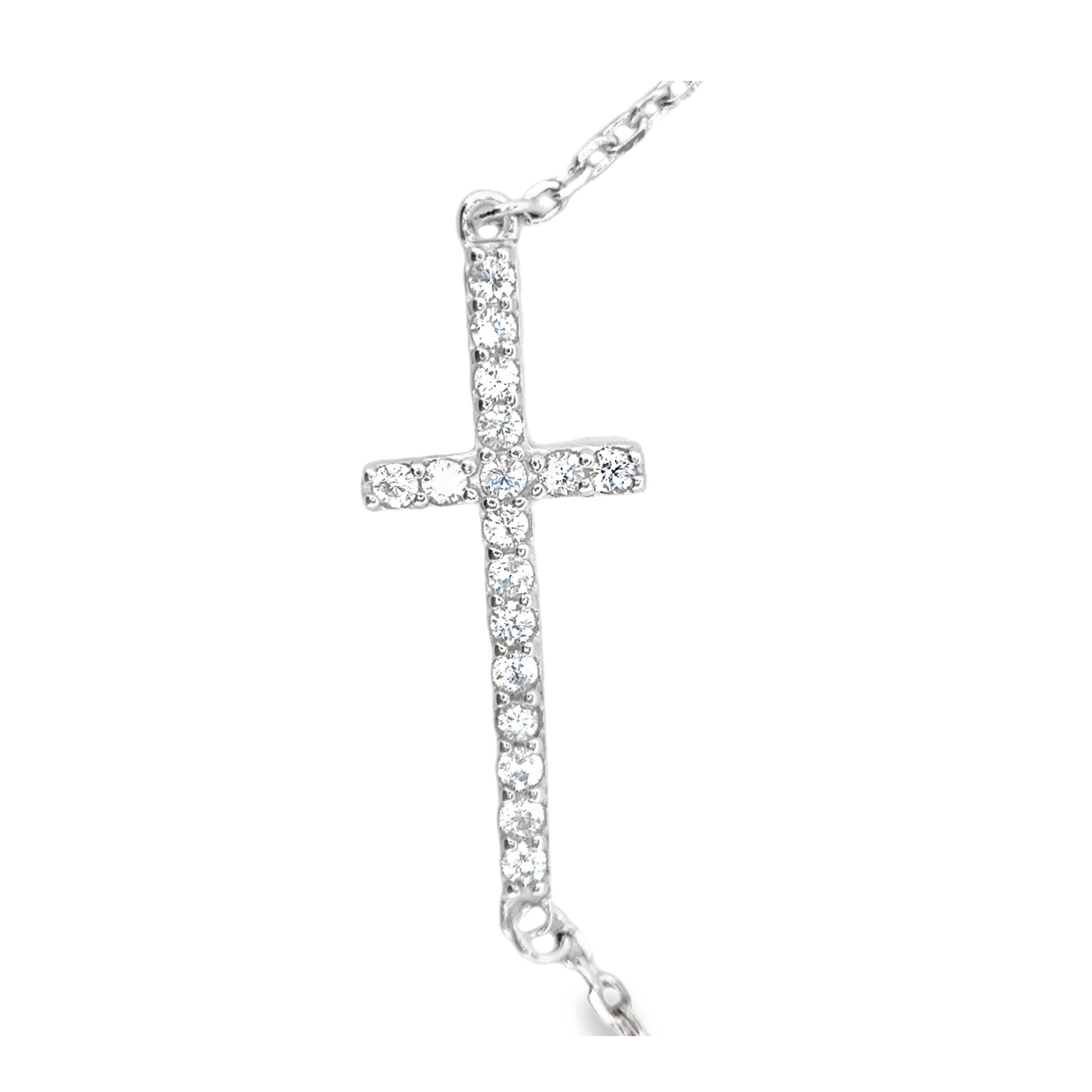 Cross Bracelet in silver