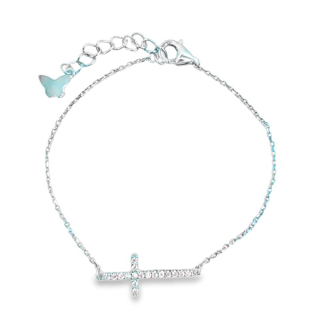 Cross Bracelet in silver