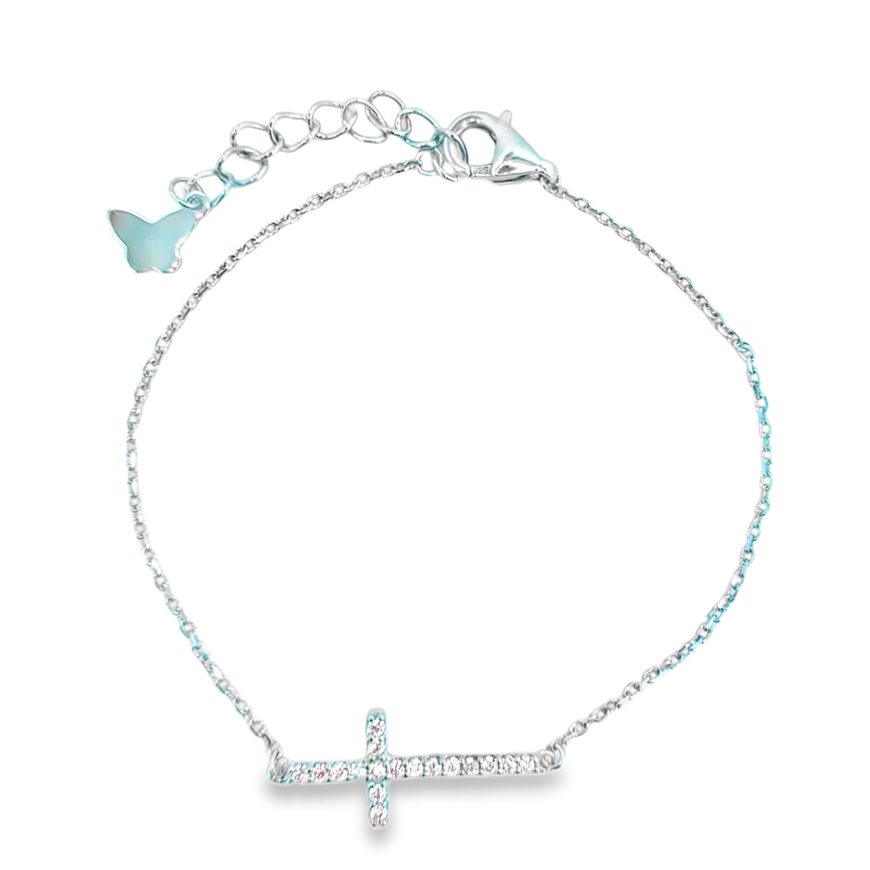 Cross Bracelet in silver