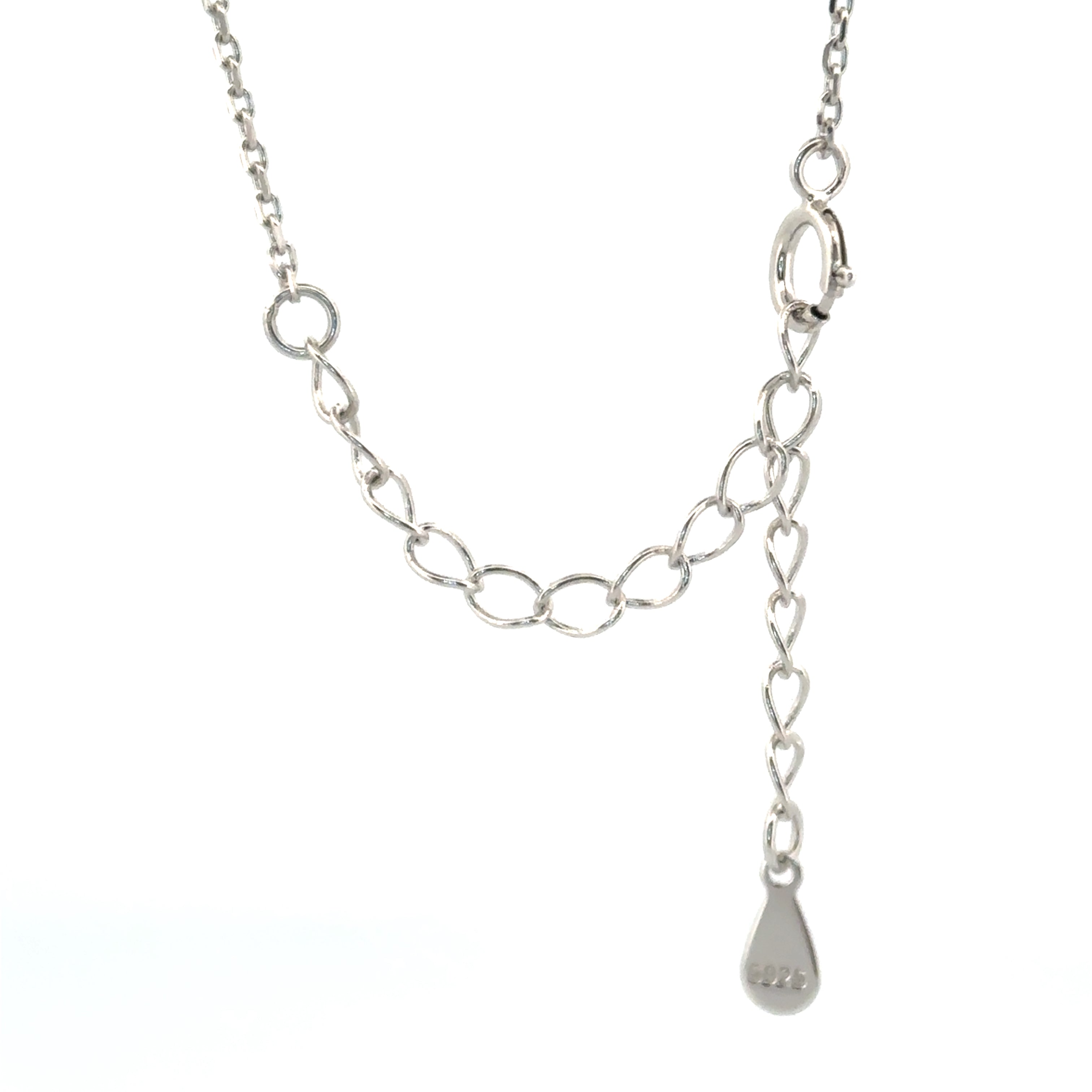 Heart Pendant Necklace and Earrings Set in Silver