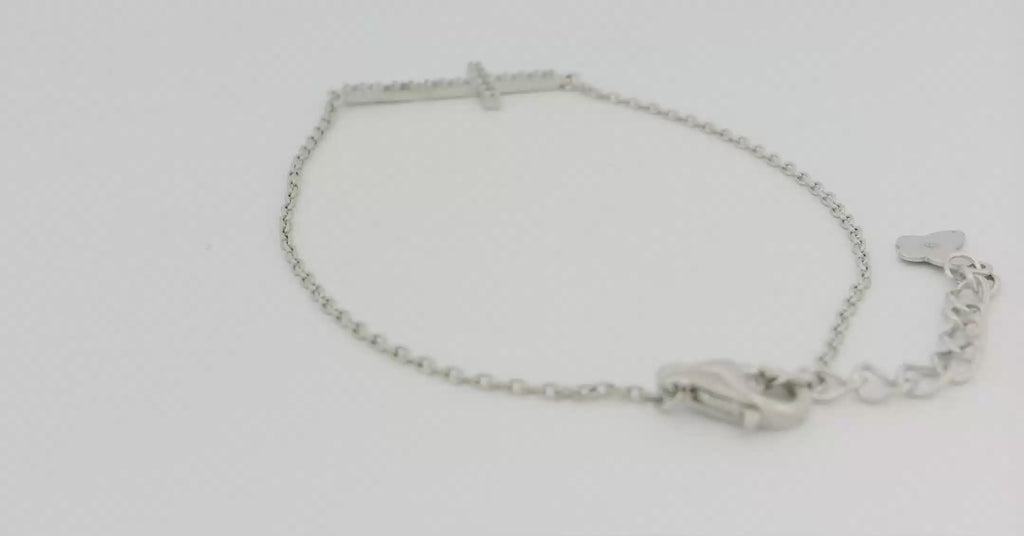 Cross Bracelet in silver