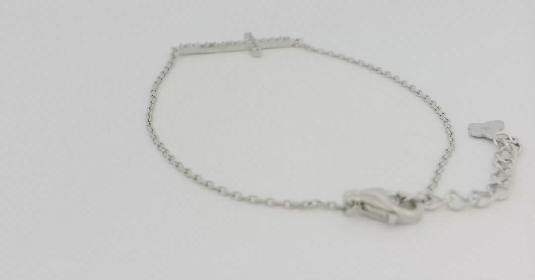 Cross Bracelet in silver